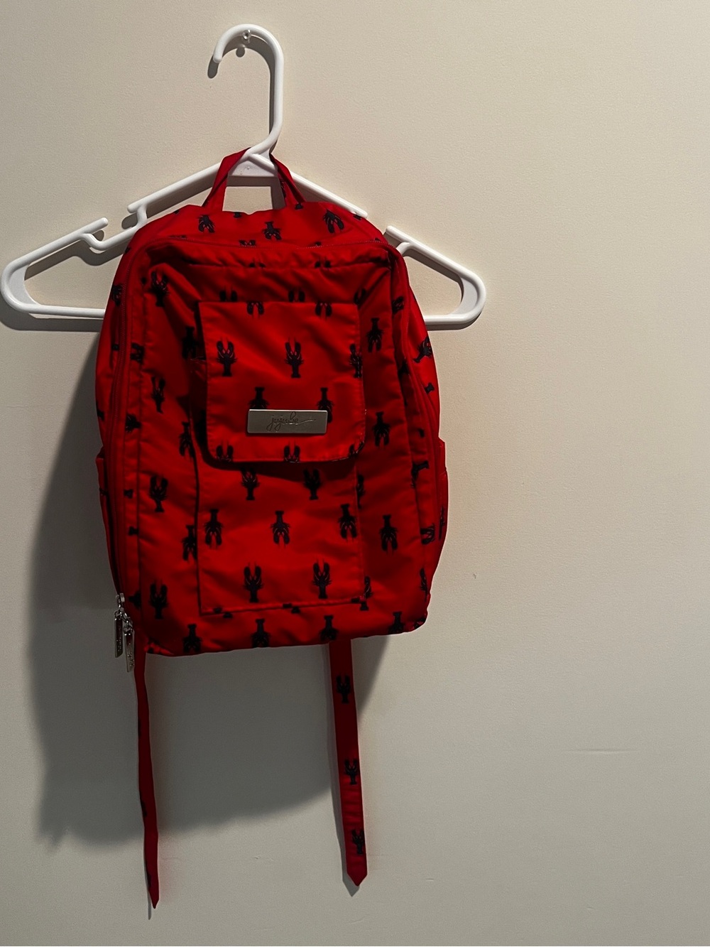 Ju-Ju-Be Kids Backpack in Cape Cod Red with Navy Print - Picture 2 of 9